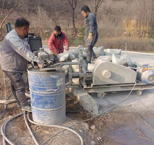 宁河路面下沉注浆
